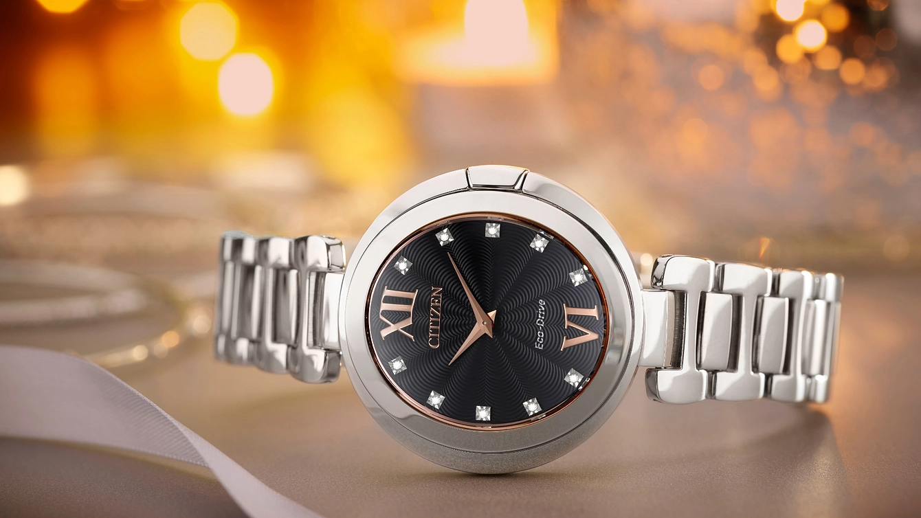 Citizen L Ladies Eco-Drive Black Dial Stainless Steel Watch | CITIZEN Citizen L Ladies Eco-Drive Black Dial Stainless Steel Watch | CITIZEN